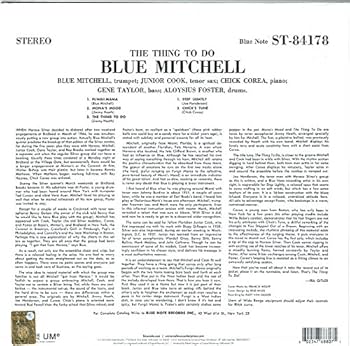 Blue Mitchell／The thing to do LP ジャズ The Thing to Do